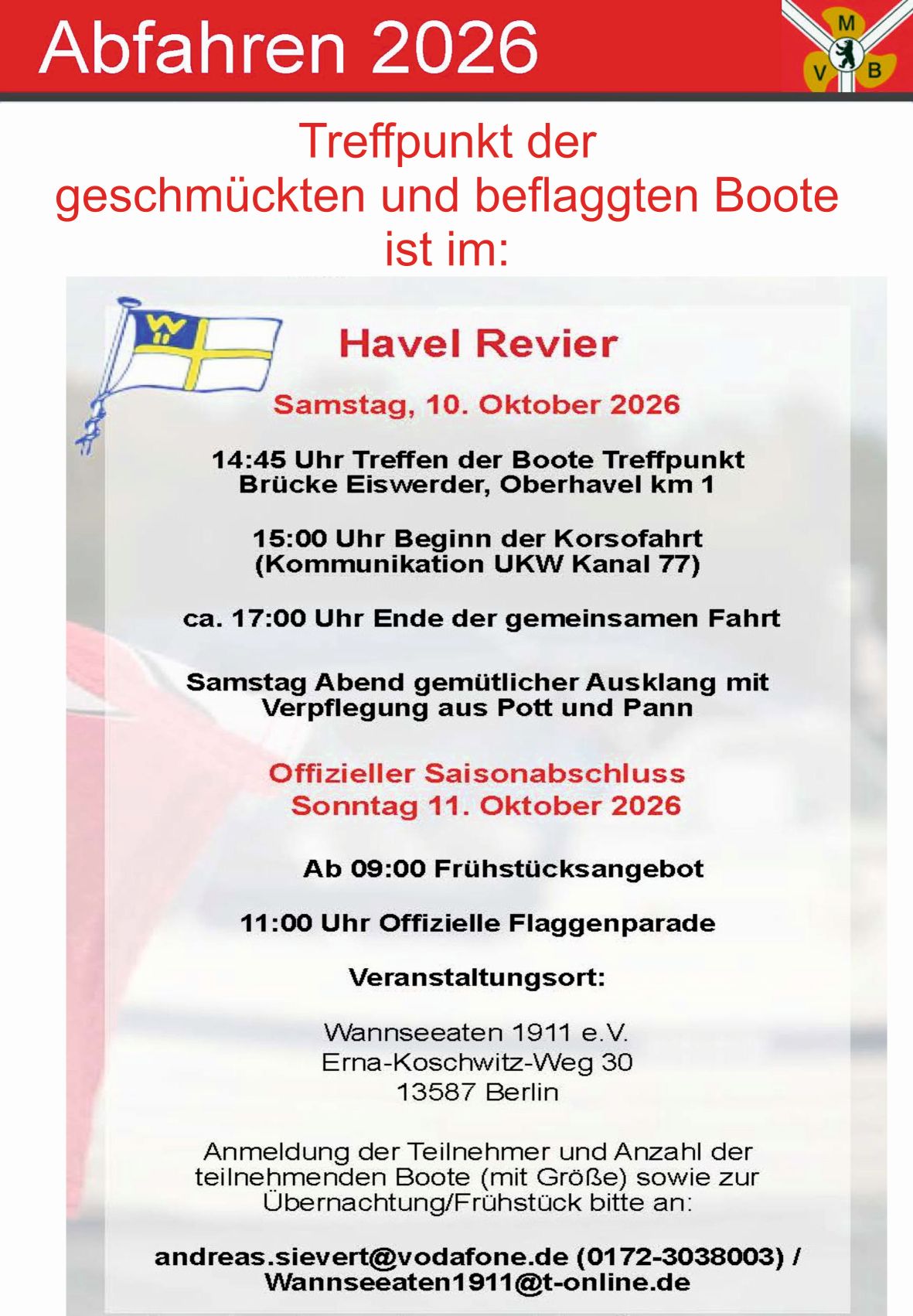 Abfahren